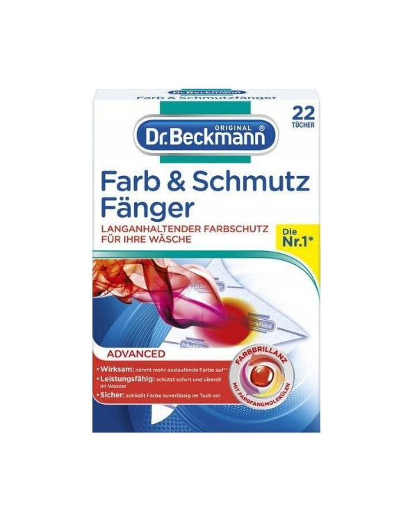 Dr Beckmann Farb Schmutzfanger 22szt chusteczki wyłapujące kolor