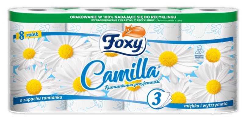 Foxy Camilla papier toaletowy8 rolek