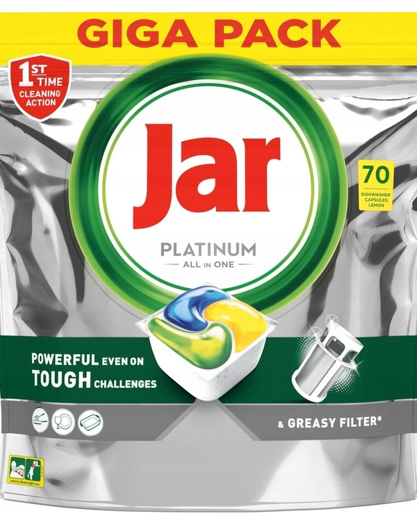 Jar Platinum 70szt tabletki do zmywarki